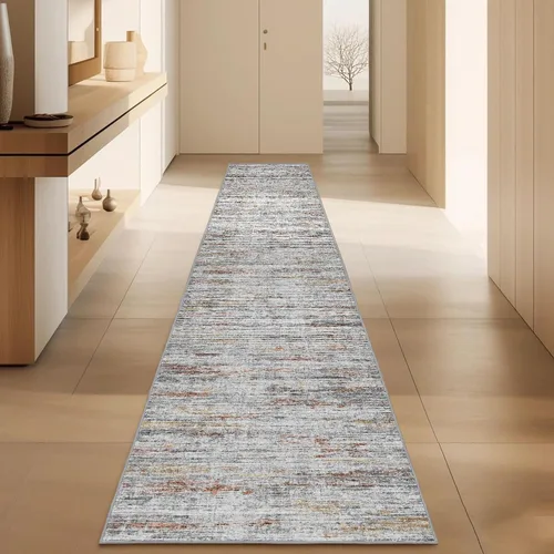 Vista 48 de Alfombra de pasillo lavables de 2 x 5, moderna alfombra abstracta para corredor, alfombra de pasillo de cocina ultrafina con respaldo