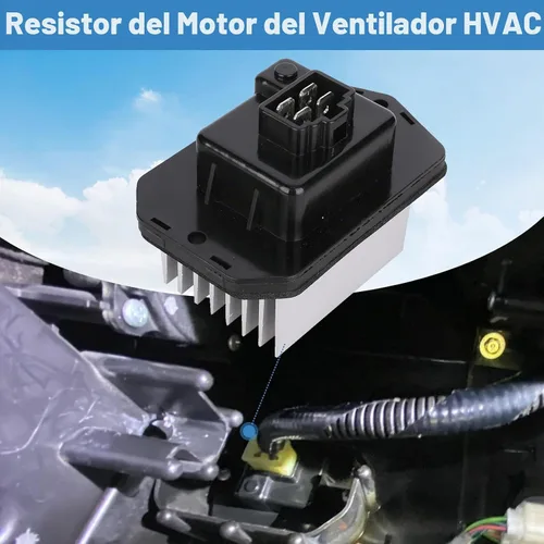 Vista 6 de Resistencia del motor del ventilador HVAC para Honda Accord Civic CR-V Acura RDX TSX Fits Element Odyssey Pilot, Replaces 79330-S5A-942