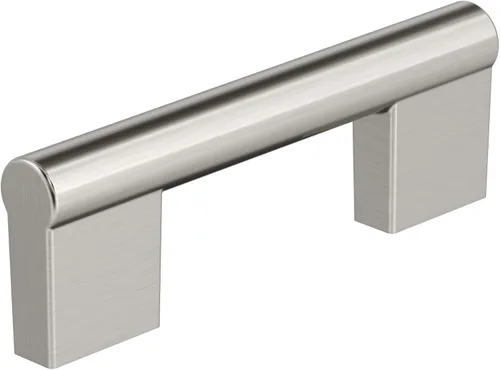Vista 8 de Amerock Versa 3-3/4 pulgadas (96 mm) de centro a centro Bronce champán Manija de gabinete - paquete de 10 unidades Champagne bronce