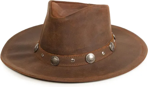 Vista 9 de Minnetonka Gorra unisex para hombre y mujer, de níquel búfalo