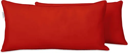 Vista 60 de Funda de almohada lumbar de tela de poliéster para interiores y exteriores, impermeable, rectangular, para todo tipo de clima, para muebles