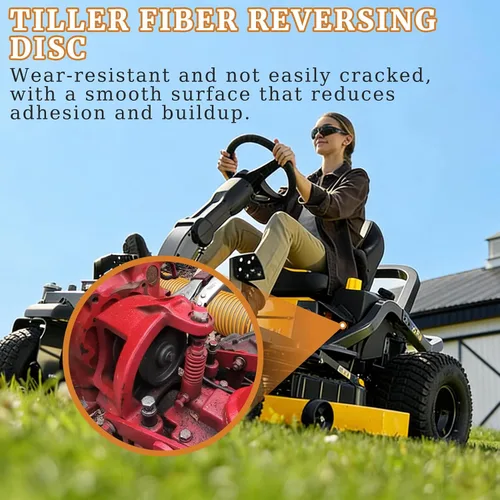 Vista 4 de Anti desgaste GW-2732 Disc-Reverse Fiber Compatible con Troy-Bilt MTD, números de pieza: 1072, GW-1072, 2732