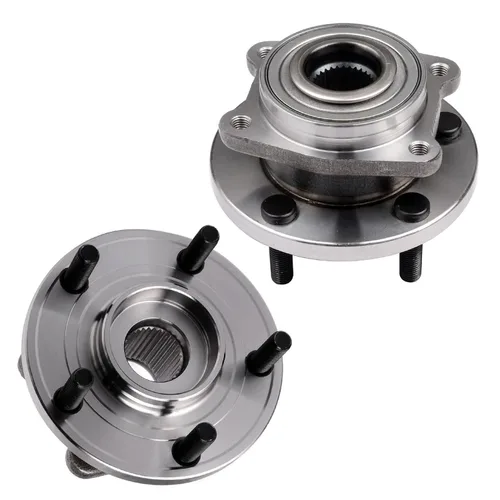 Vista 101 de Detroit Axle - 2.2L Bujes de rodamiento de rueda delanteros de 2 piezas para Honda Accord 90-97, 97 Acura CL, 2 rodamientos de ruedas y conjunto