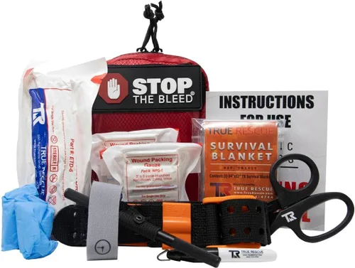 Vista 10 de Kit Stop The Bleed, individual, nailon, elección de torniquete y nivel.