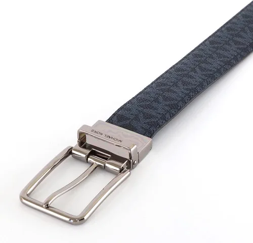 Vista 5 de Michael Kors Cinturón de vestir reversible de piel de PVC para hombre