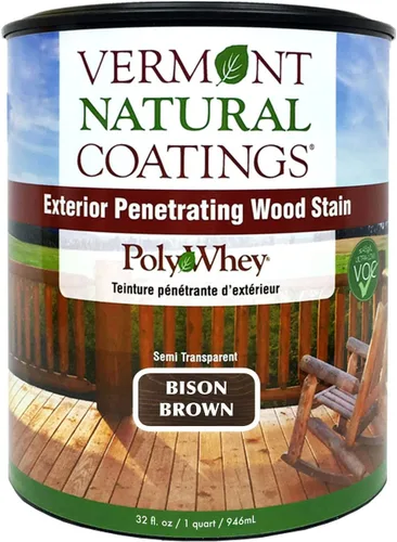 Vista 10 de Vermont Natural Coatings PolyWhey - Tinte penetrante exterior - Cedro dorado - Galón