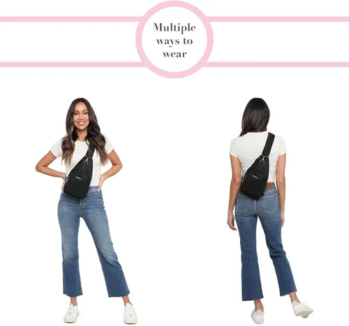 Vista 7 de Baggallini Central Park Sling - Bolso bandolera para mujer con correa de hombro ajustable convertible