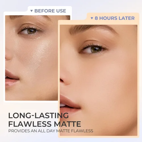 Vista 2 de SACE LADY Polvo facial impermeable, fija maquillaje, controla el brillo, suaviza líneas finas para un acabado ligero impecable, polvo fijador mate