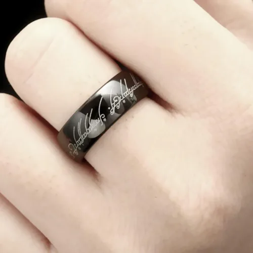 Vista 5 de El Señor de los Anillos Anillo de Poder para Hombres y Mujeres Fidget Anillo para Hombres