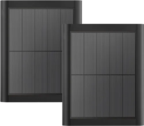 Vista 8 de Panel Solar Ring (2ª Generación), Paquete de 2 Cargador de Panel Solar Ring de 5W con Soporte y Cable de Extensión de 12 Pies para Cámara Stick Up