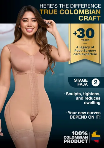 Vista 2 de Sonryse Fajas Colombianas Prendas de Compresión Postoperatorio Etapa 2 Faja Lipo BBL