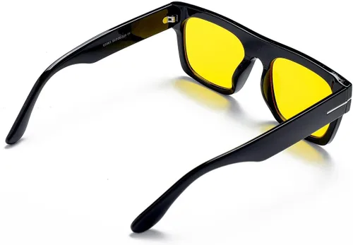 Vista 2 de NIDOVIX Gafas de sol cuadradas clásicas vintage para hombres y mujeres, marco grande, retro de los años 70, protección UV400