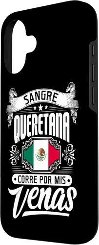 Vista 2 de iPhone 16 Sangre Queretana Corre Por Mis Venas. Case