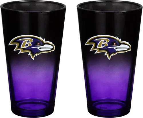 Vista 23 de The Memory Company Juego de 2 vasos con licencia de la NFL, diseño ombre, Philadelphia Eagles