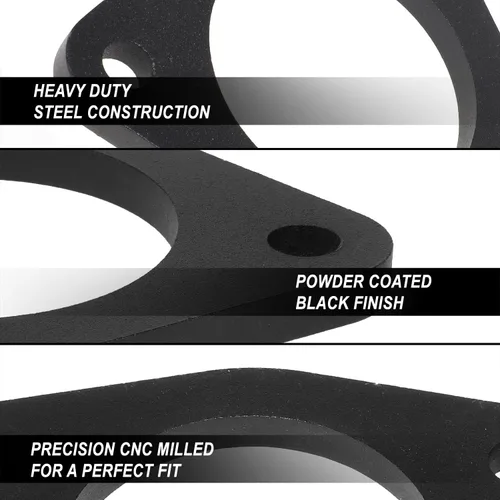Vista 2 de J2 Engineering Kit de nivelación delantera de 1/2" Espaciadores de puntal compatibles con modelos 04-22 F150 excluyendo los modelos Raptor