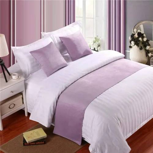 Vista 23 de Pañuelo de terciopelo de lujo, toalla de cola de cama, decoración de ropa de cama para el hogar, hotel, dormitorio