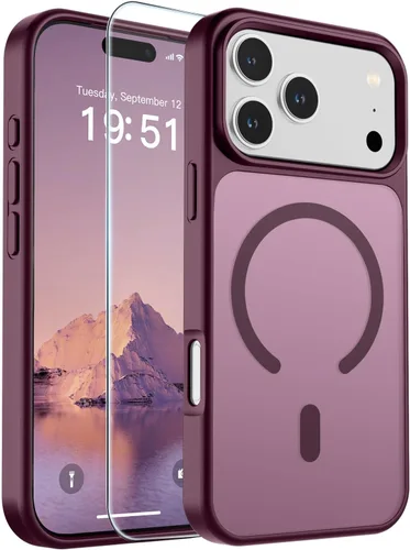 Vista 184 de SUPFINE Funda magnética para iPhone SE 2022 (3ª)/2020 (2ª), iPhone 8 (compatible con MagSafe) (protección contra caídas de grado militar), funda