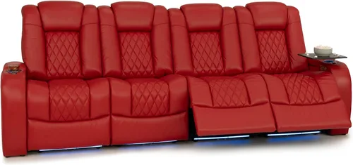 Vista 21 de Seatcraft Asientos de cine en casa Virtuoso LT Tawny Single reclinable Leonado