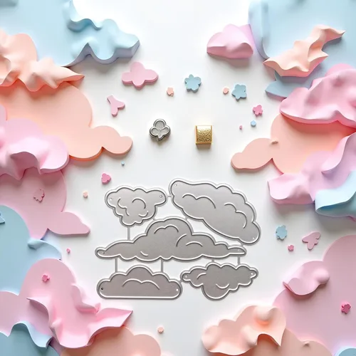 Vista 3 de Troqueles de metal para hacer tarjetas, álbumes de recortes, álbum de fotos, decoración en relieve, papel decorativo, bricolaje, manualidades