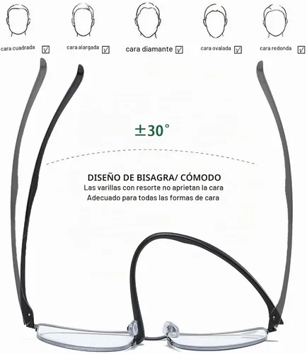 Vista 6 de Gafas de lectura progresivas multifocales fotocromáticas para hombre, con protección UV, gafas de sol de transición, antiluz azul, lectores