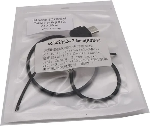 Vista 9 de para DJ Ronin SC, RSC2, RS2, RS3 Cable de control tipo C-0.098 in, cable de liberación de cable de control remoto para Fuji XT2, XT3, XH1 para Canon