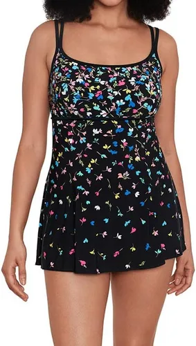 Vista 2 de Longitude Traje de baño para mujer, con costuras imperio, princesa, copa suave, torso largo