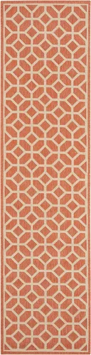 Vista 18 de SAFAVIEH Linden Collection - Alfombra lavable para exteriores, alfombra de pasillo de 2.2 x 8 pies, gris claro y carbón, no desprende pelusa y fácil