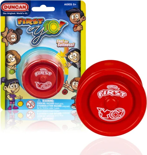 Vista 10 de Duncan Toys First Yo! - Mejor Yo-Yo Principiante para Niños, Yo Yo Sensible, Juguetes YoYo - Azul/Verde Azul y verde