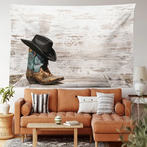 Vista 119 de Ambesonne Tapiz de hongos, atmósfera psicodélica, escena astral estrellada con motivos orientales trippy, decoración de tela para colgar en la pared