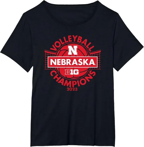 Vista 20 de Nebraska Cornhuskers Big Ten Champs 2023 Women's Volleyball T-Shirt
