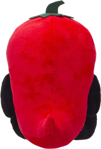 Vista 2 de Furrybones Chilito - Figura de felpa coleccionable de 10 pulgadas de alto, color rojo ají