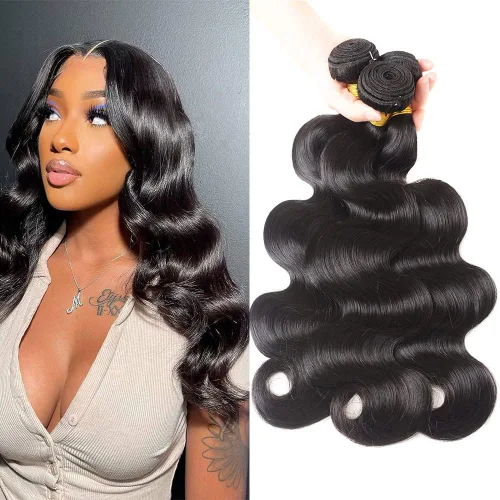 Vista 18 de 12A Brazilian Deep Wave Human Hair Bundles 14 16 18Inch 100% Unprocessed Brazilian Virgin Human Hair Weave 3Bundles Deep Wave Curly Hair Extensions