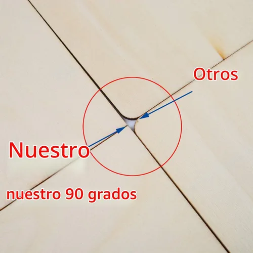 Vista 7 de Ruisita 100 piezas de 2 x 3 pulgadas, piezas de madera sin terminar, rectangulares en blanco, esquinas afiladas, hojas de madera para proyectos
