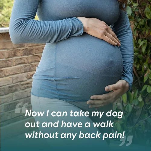 Vista 6 de Koala Babycare Bandas para el vientre para mujeres embarazadas, talla única, banda para el vientre para embarazo, dolor pélvico, soporte de cintura