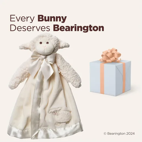 Vista 5 de Cobija Bearington para bebé, Lovey 15 pulgadas, 15