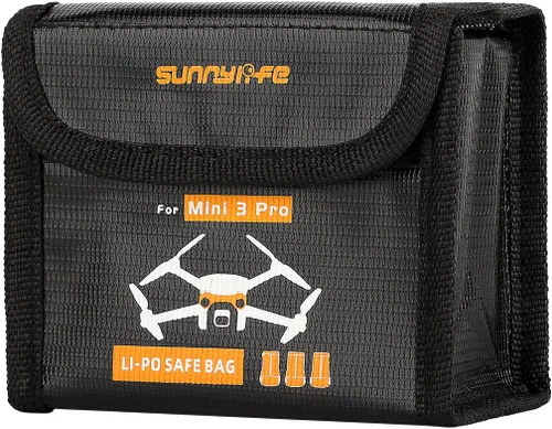 Vista 8 de Mini 3 4 5 Pro Lipo Bolsa de batería para DJI Mini 5/4/3 Pro/Flip RC Cámara Drone Accesorios ignífugos a prueba de explosiones Baterías Funda