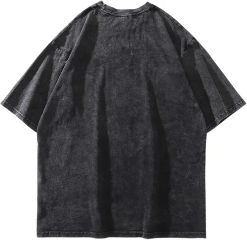Vista 2 de Y2k Camisas para hombres y mujeres, camisetas gráficas vintage de verano, holgadas, góticas, ropa de calle, vintage, de gran