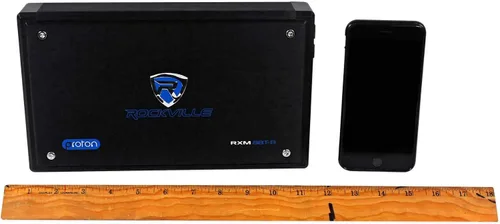 Vista 3 de Amplificador estéreo RockvilIe RXM8BTB de 8 canales y 1500 vatios Bluetooth para coche