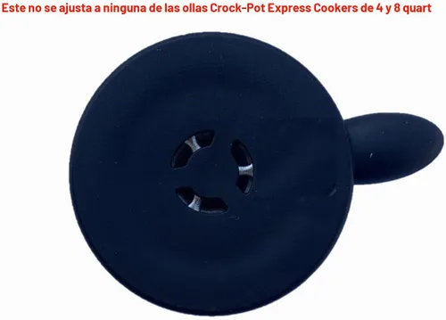 Vista 2 de GJS Gourmet Válvula de liberación de vapor (válvula de liberación de presión) compatible con multicocina Crock-Pot Express Crock de 6 cuartos