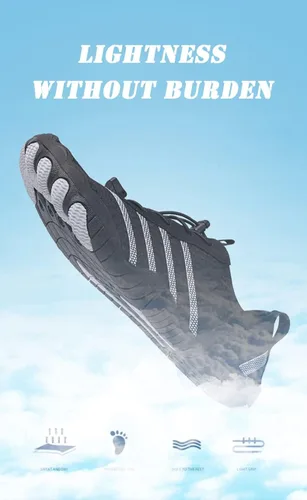 Vista 9 de Zapatos de agua para mujeres y hombres, de secado rápido, zapatos de playa, antideslizantes, zapatos de senderismo, zapatos de natación, zapatos