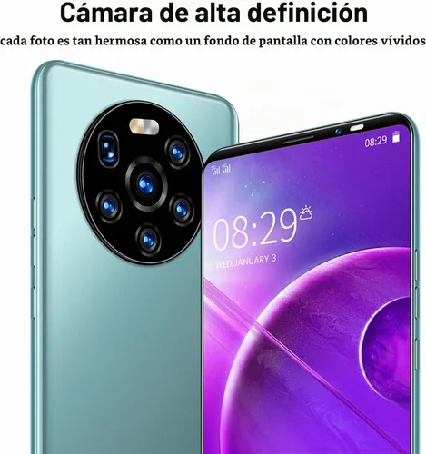 Vista 8 de KIKYO Teléfonos inteligentes desbloqueados, LANDVO mate40 pro 5.45 pulgadas pantalla HD teléfono Android, teléfono celular desbloqueado dual SIM