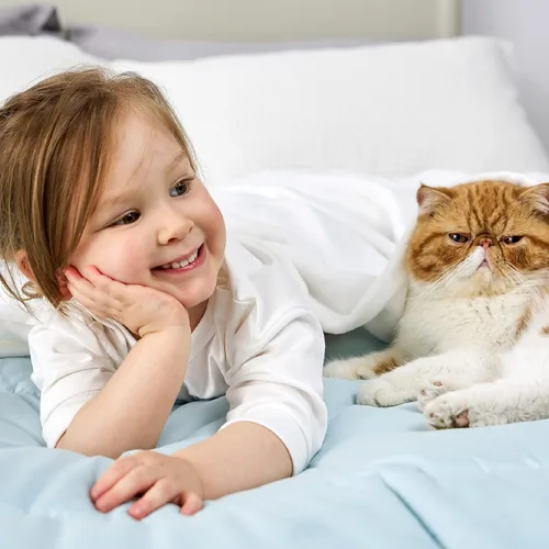 Vista 5 de Bedsure GentleSoft Bedding Manta de Vellón para Niñas y Niños - Mantas Pequeñas Suaves, Acogedoras y Bonitas para Viajes, 43x55 Pulgadas, Blanco