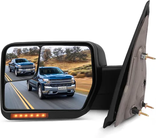 Vista 10 de SCITOO - Espejos retrovisores laterales eléctricos para camioneta Ford F-150 modelos 2004 a 2014, con calefacción y direccionales 2004-2014 F-150