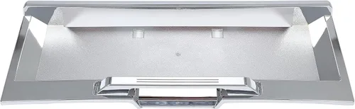 Vista 4 de KUAFU Marco de matrícula trasero compatible con Hummer H2 2003-2005, cubierta de bisel, moldura de plástico ABS cromado, juego de 3 piezas