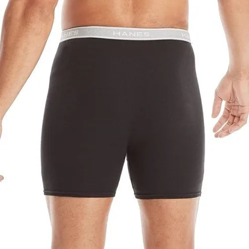 Vista 3 de Hanes Men's Tagless Boxer Briefs, 5-Pack