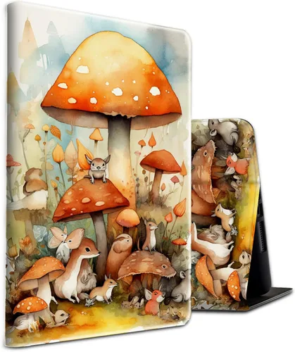 Vista 58 de Funda para tablet Amazon Kindle Fire HD 8/HD 8 Plus versión 2022/2020 (12ª/10ª generación), fundas antideslizantes multiángulo con función de Pinos