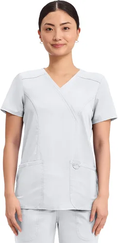 Vista 26 de Cherokee WW Revolution - Camisa de enfermería con 2 bolsillos para mujer ciel
