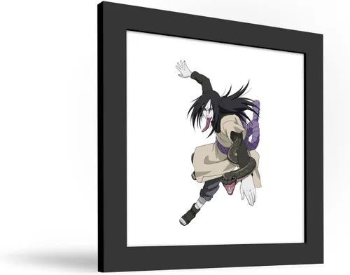 Vista 2 de Trends International Gallery Pops Naruto Shippuden - Orochimaru - Arte de pared, versión enmarcada negra, 12 x 12 pulgadas