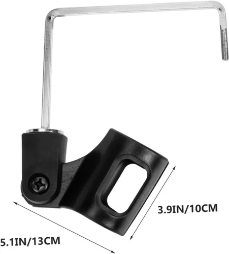 Vista 4 de VICASKY Soporte de micrófono de saxofón ajustable Clip de micrófono de plástico para instrumentos Micrófono Soporte de micrófono de montaje de choque