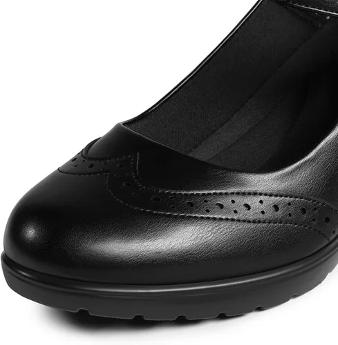 Vista 4 de DREAM PAIRS Zapatos de vestir Oxfords Mary Jane para mujer